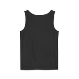 Unisex Cotton Tank Top – Garment-Dyed Flying Turtle Print