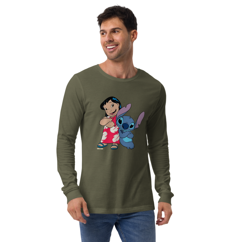 Casual and stylish Disney-inspired long sleeve t-shirt for everyday wear.