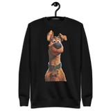 Oversized fit of Scooby-Doo sweatshirt, ideal for layering and streetwear outfits.